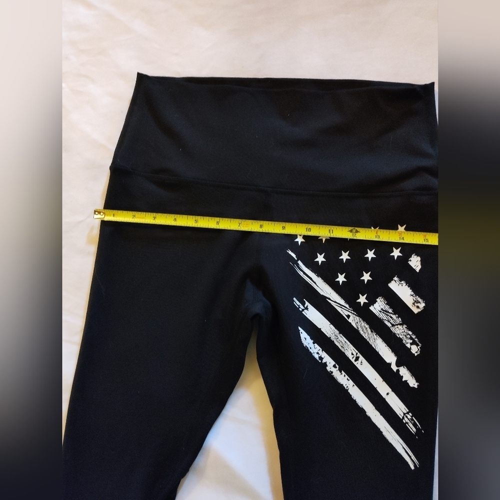 Women's Tactical Supply Yoga Leggings With Flag Detail NWOT - Picture 6 of 7